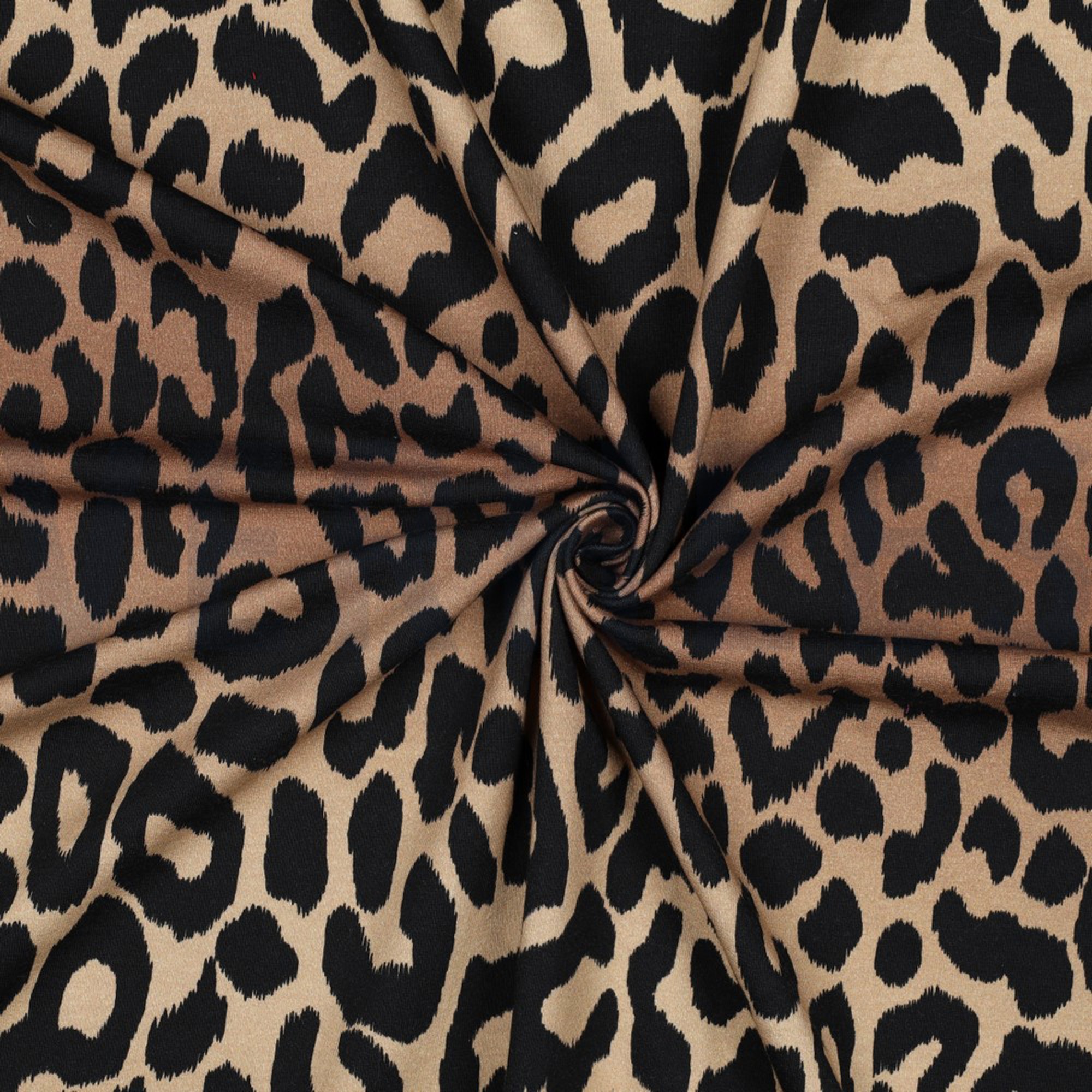 FRENCH TERRY DIGITAL ANIMAL SKIN LIGHT BROWN (high resolution) #3