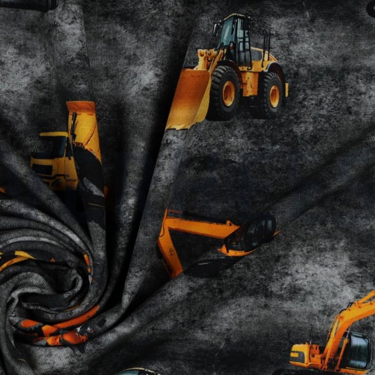 JERSEY DIGITAAL BOUWVOERTUIGEN ZWART #7