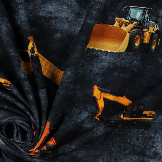 JERSEY DIGITAAL BOUWVOERTUIGEN MARINEBLAUW #7