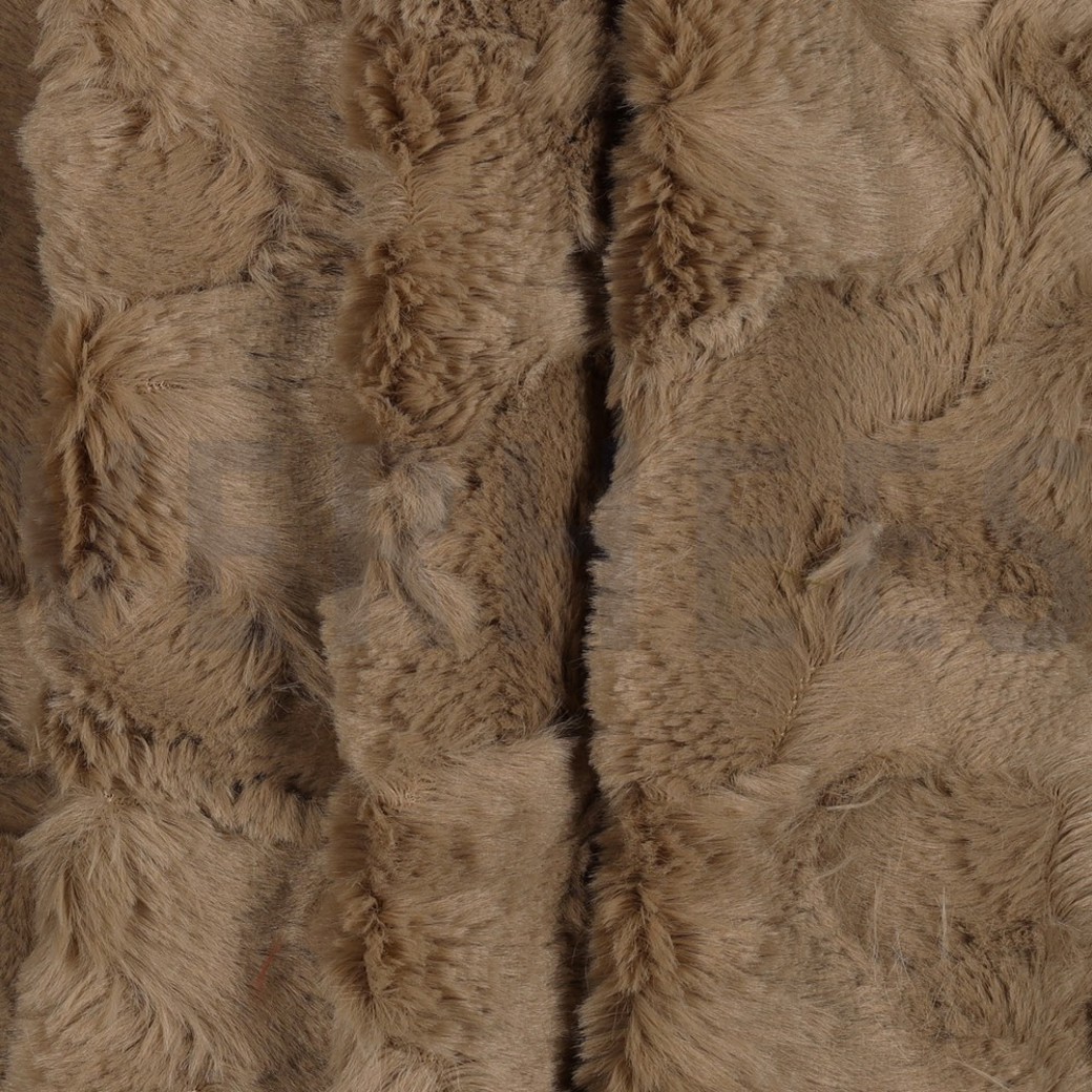 FAUX FUR LIGHT BROWN #3