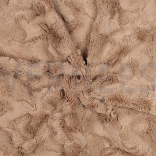 KUNSTPELZ HELLBRAUN #7