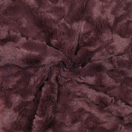FAUX FUR AUBERGINE #7