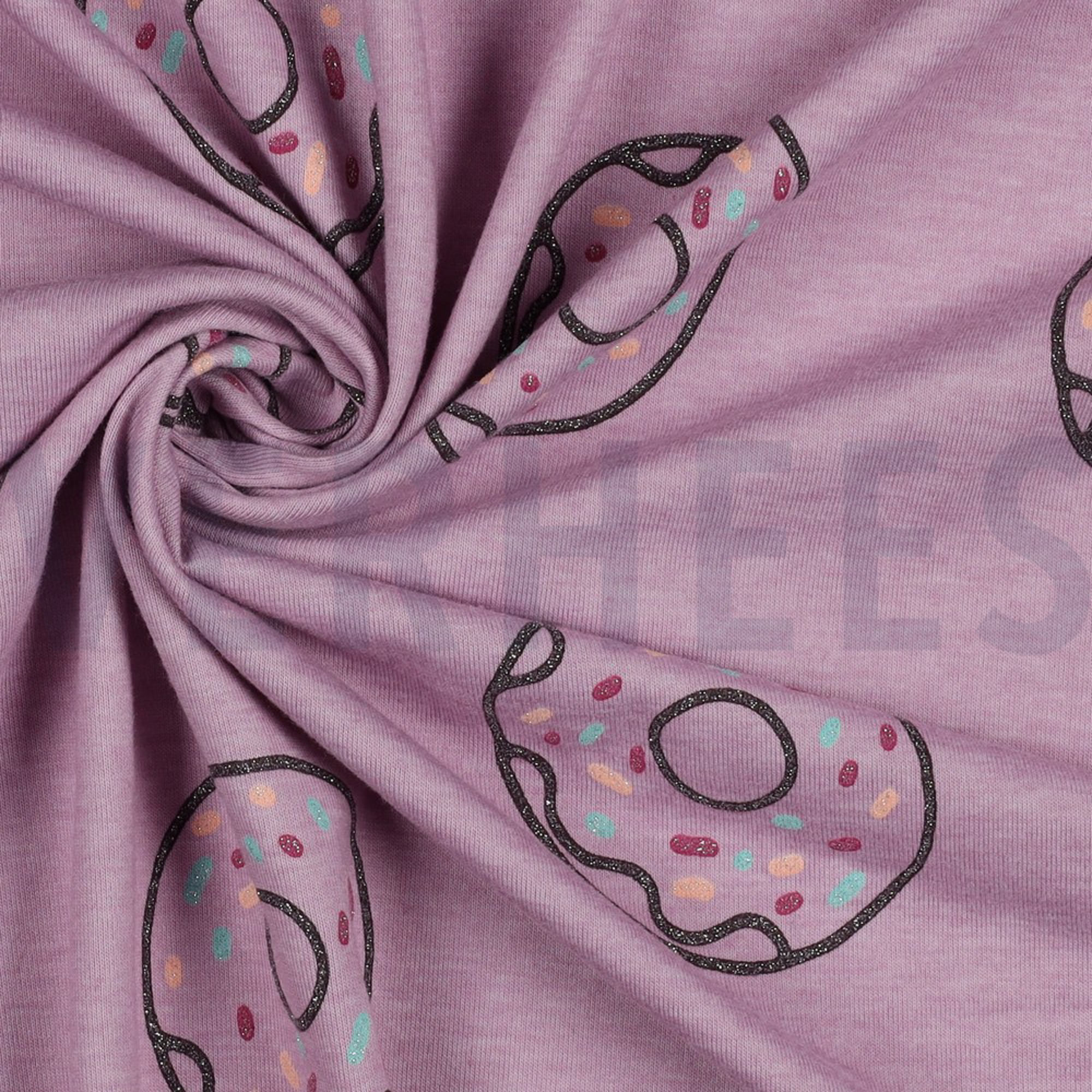 JERSEY MELANGE GLITTER DONUTS LILAC MELANGE (high resolution) #3