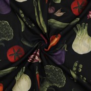 CANVAS DIGITAL VEGETABLES BLACK (thumbnail) #3