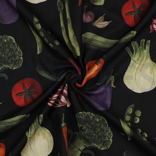 CANVAS DIGITAL GEMÜSE SCHWARZ #7