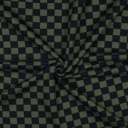 WAFFLE JERSEY CHECK ARMY GREEN (thumbnail) #3