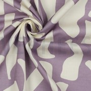COTTON VOILE ABSTRACT MAUVE (thumbnail) #3