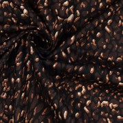 COTTON VOILE ANIMAL SKIN BLACK (thumbnail) #3