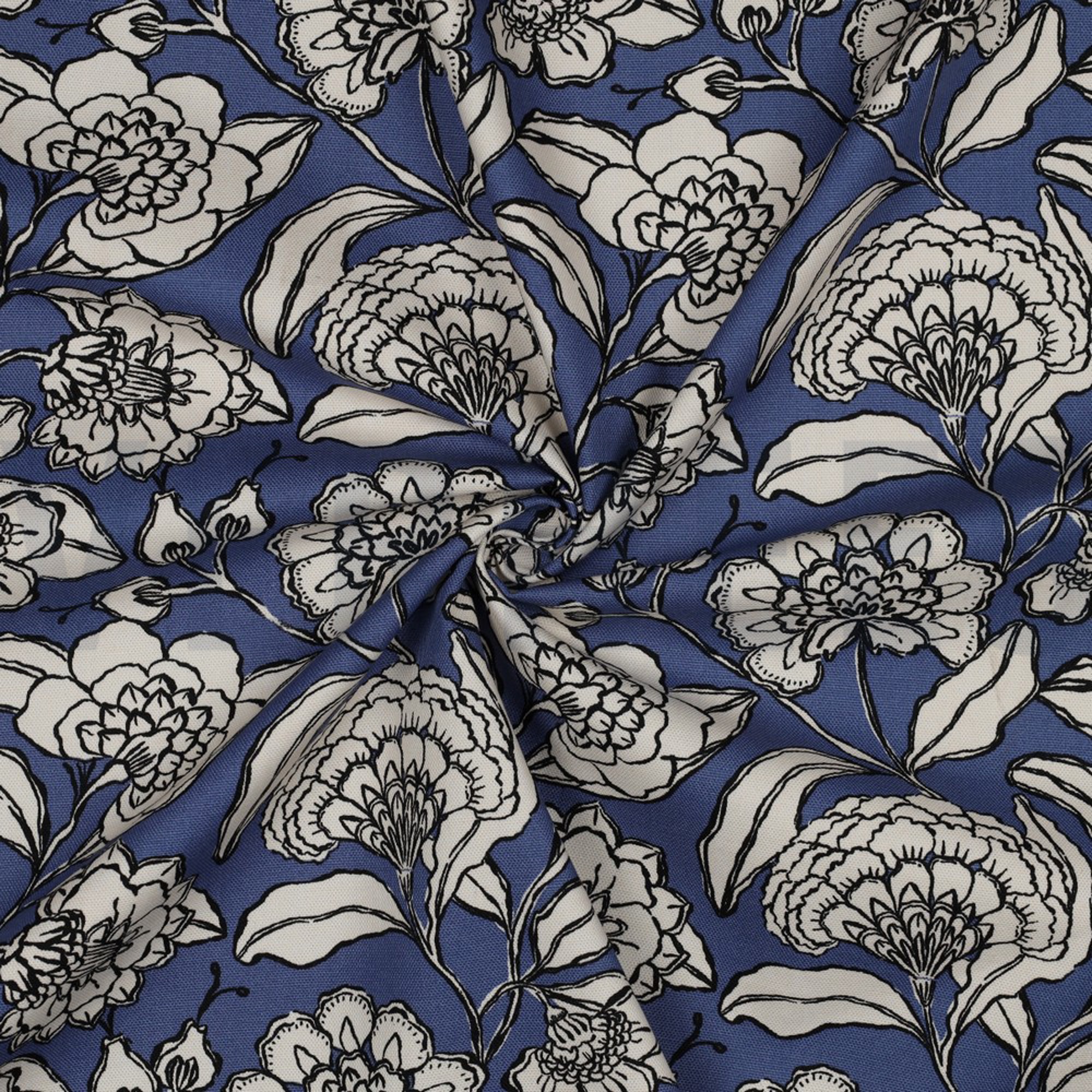 CANVAS FLOWERS BLUE (high resolution) #3