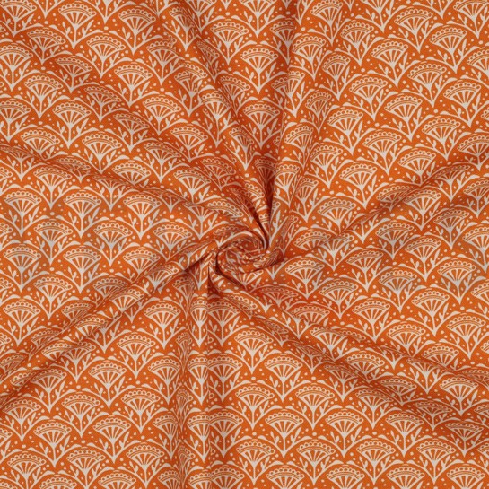 CANVAS BLOEMEN ORANJE #7