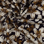 ROSELLA STRETCH FLOWERS DARK PURPLE (thumbnail) #3