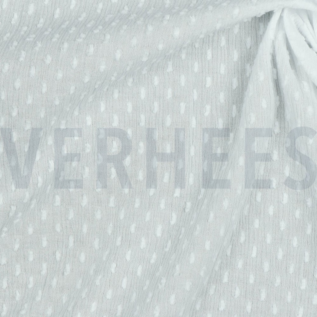 DOBBY DOTS WHITE #3