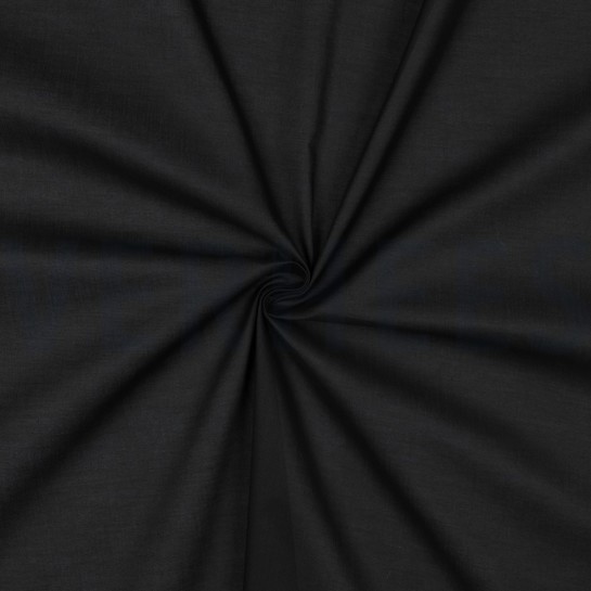 BAUMWOLLE VOILE SCHWARZ #7