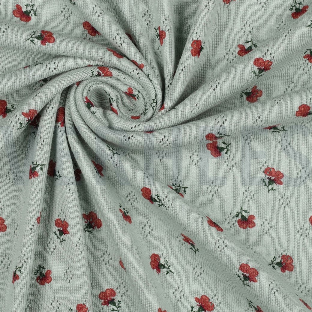 POINTOILLE FLOWERS MINT #3
