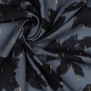 VISCOSE LUREX DIGITAL FLOWERS BLUE (thumbnail) #3