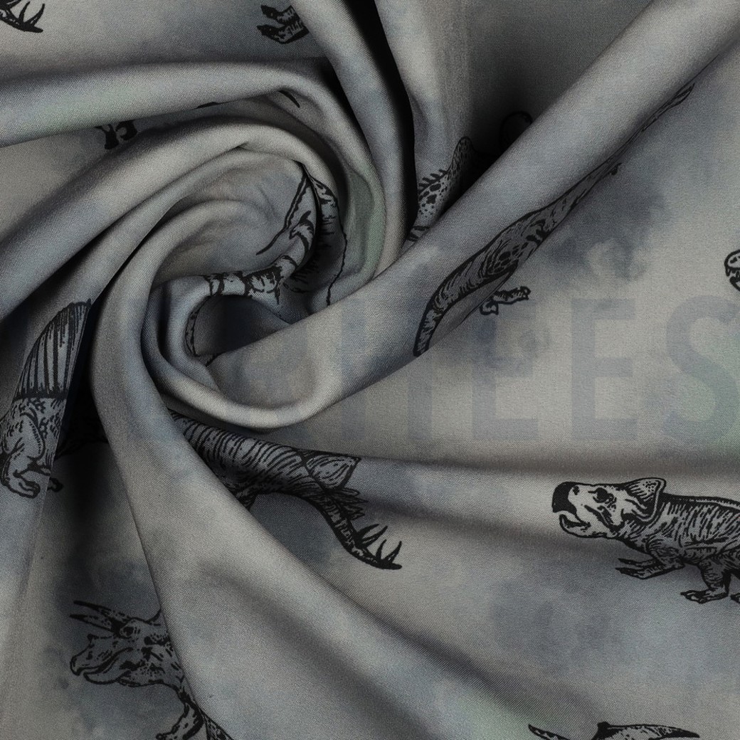 SOFTSHELL DIGITAL DINOSAURS GREY #3