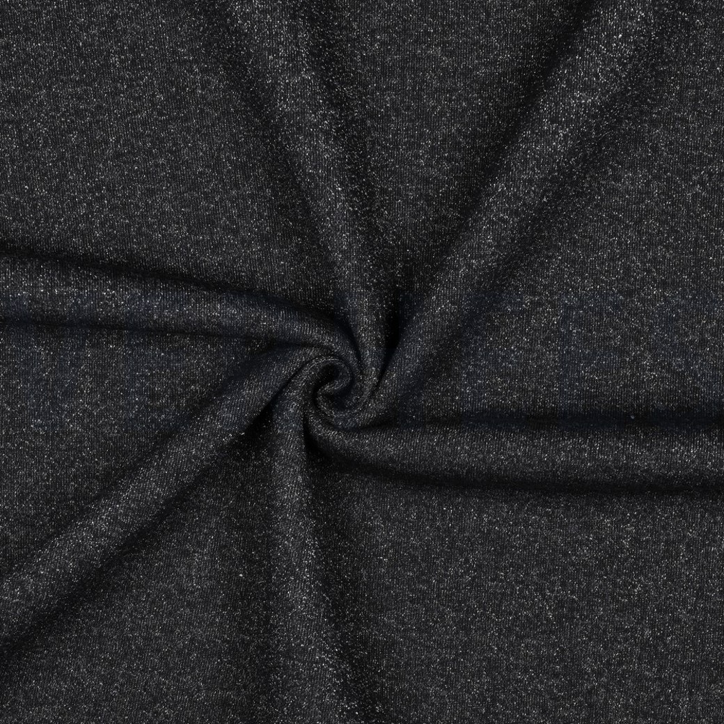 SWEAT LUREX BLACK SILVER #3