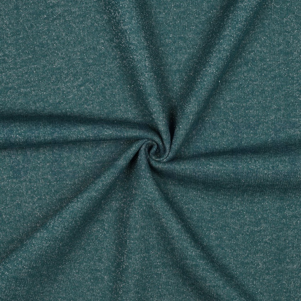 SWEAT LUREX DARK CYAN SILVER #3