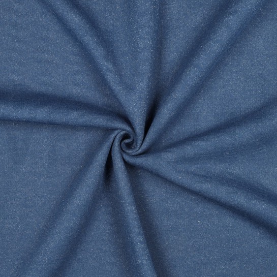 SWEAT LUREX INDIGO LICHTBLAUW #7