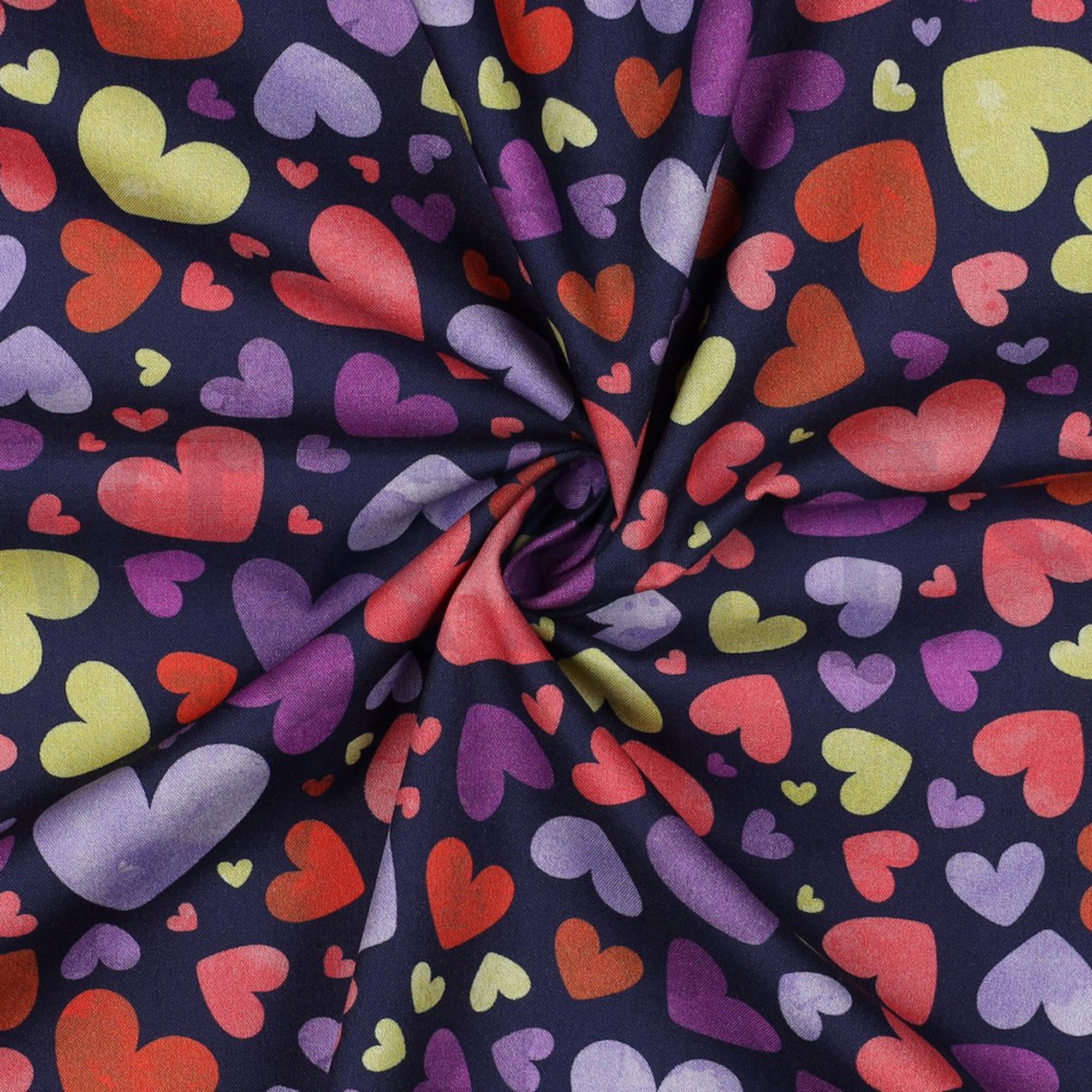 FINE POPLIN DIGITAL HEARTS NAVY (high resolution) #3