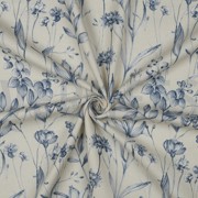 CANVAS DIGITAL FLOWERS BLUE (thumbnail) #3