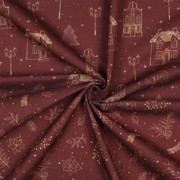 CANVAS DIGITAL CHRISTMAS HOME BORDEAUX (thumbnail) #3