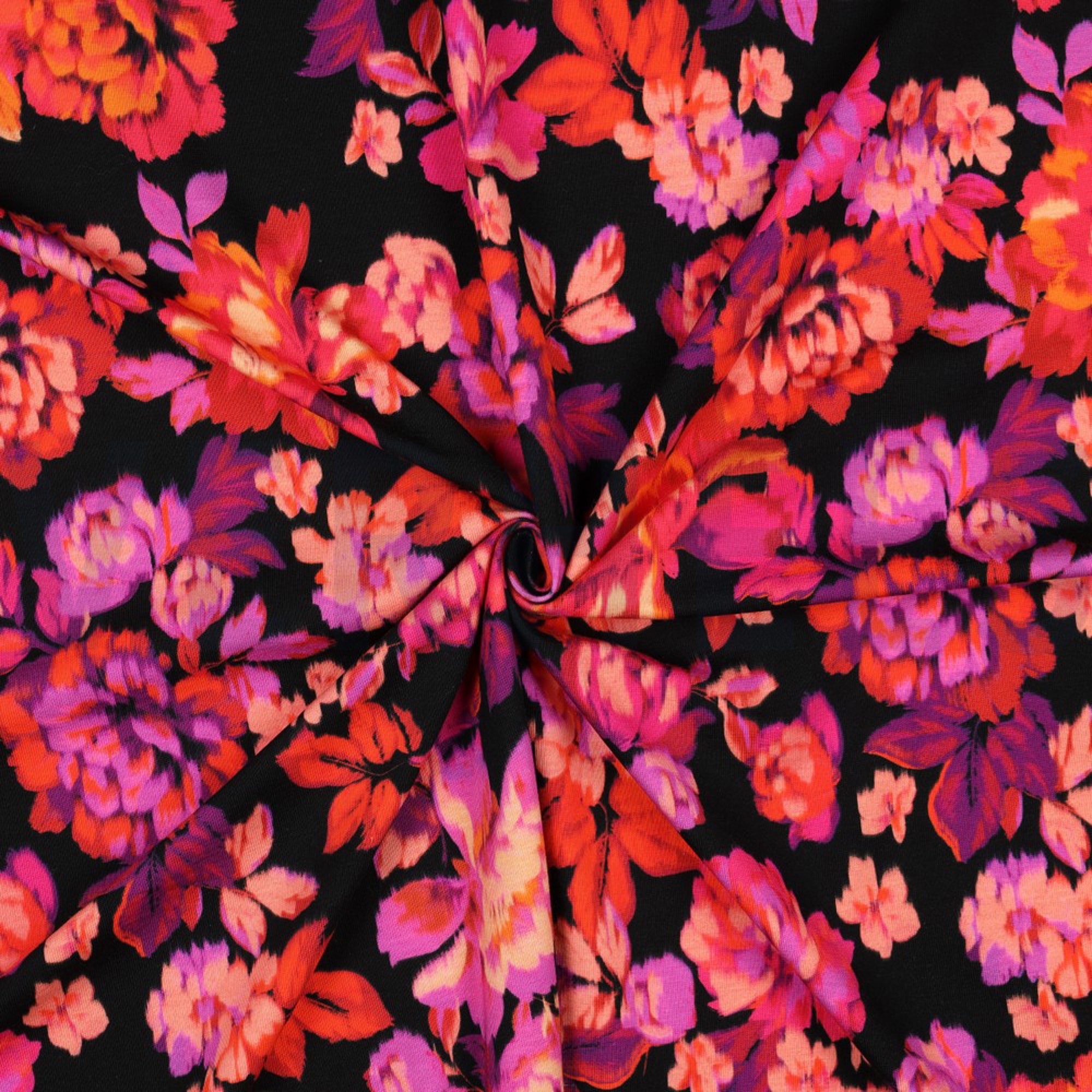JERSEY DIGITAL FLOWERS BLACK (high resolution) #3