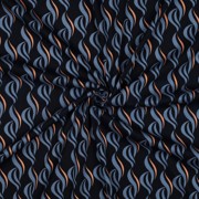 ROSELLA STRETCH ABSTRACT NAVY (thumbnail) #3