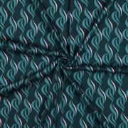 ROSELLA STRETCH ABSTRACT PETROL (thumbnail) #3