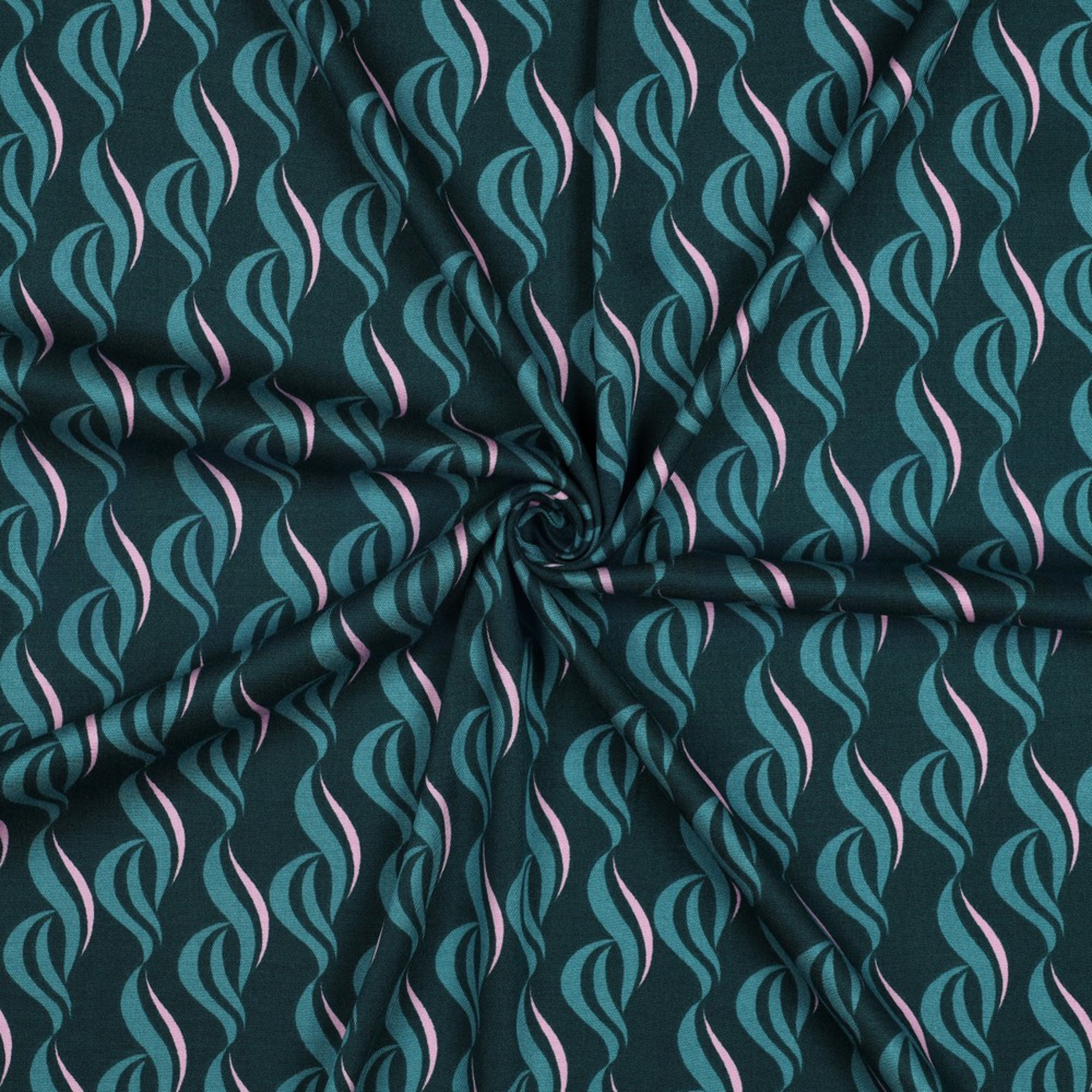 ROSELLA STRETCH ABSTRACT PETROL (high resolution) #3