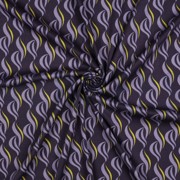 ROSELLA STRETCH ABSTRACT DARK PURPLE (thumbnail) #3