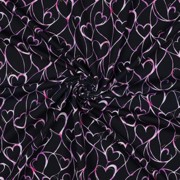 FRENCH TERRY DIGITAL BUTTERFLIES NAVY (thumbnail) #3