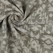 DOUBLE GAUZE JACQUARD AZTEC ARMY GREEN (thumbnail) #3
