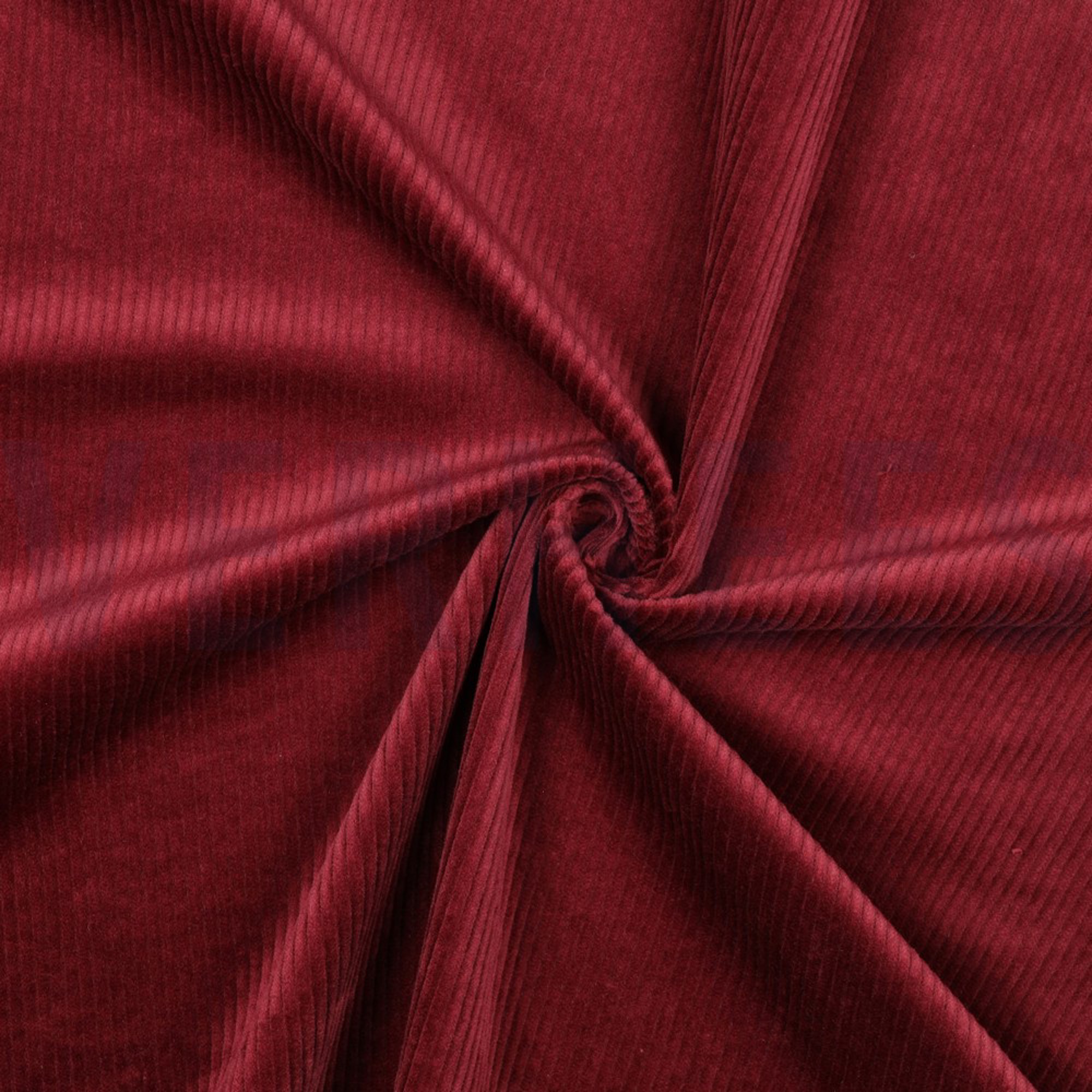 CORDUROY WASHED 6W STRETCH BORDEAUX RED (high resolution) #3