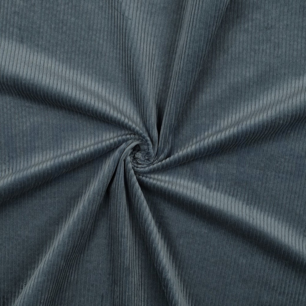 CORDUROY WASHED 6W STRETCH GREY BLUE #3