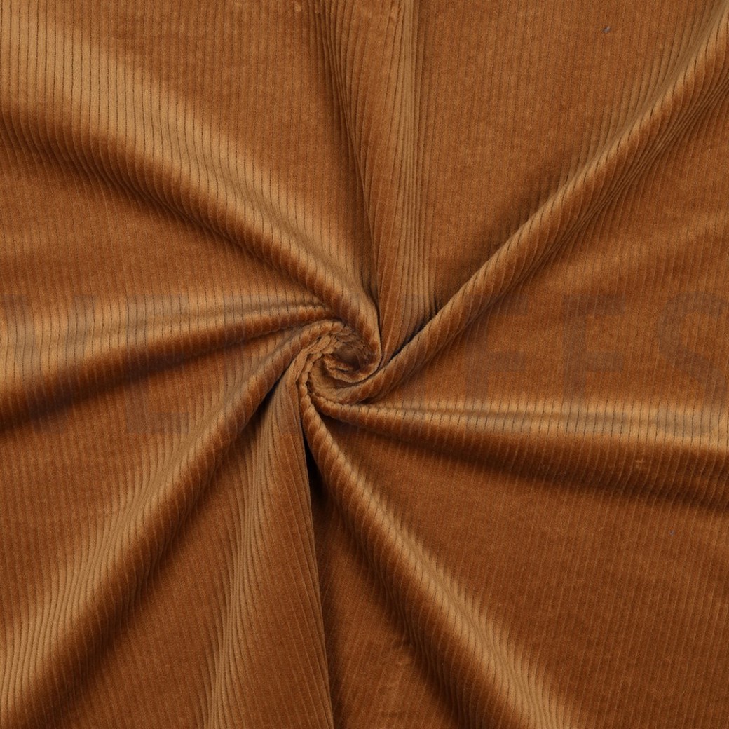 CORDUROY WASHED 6W STRETCH COGNAC #3