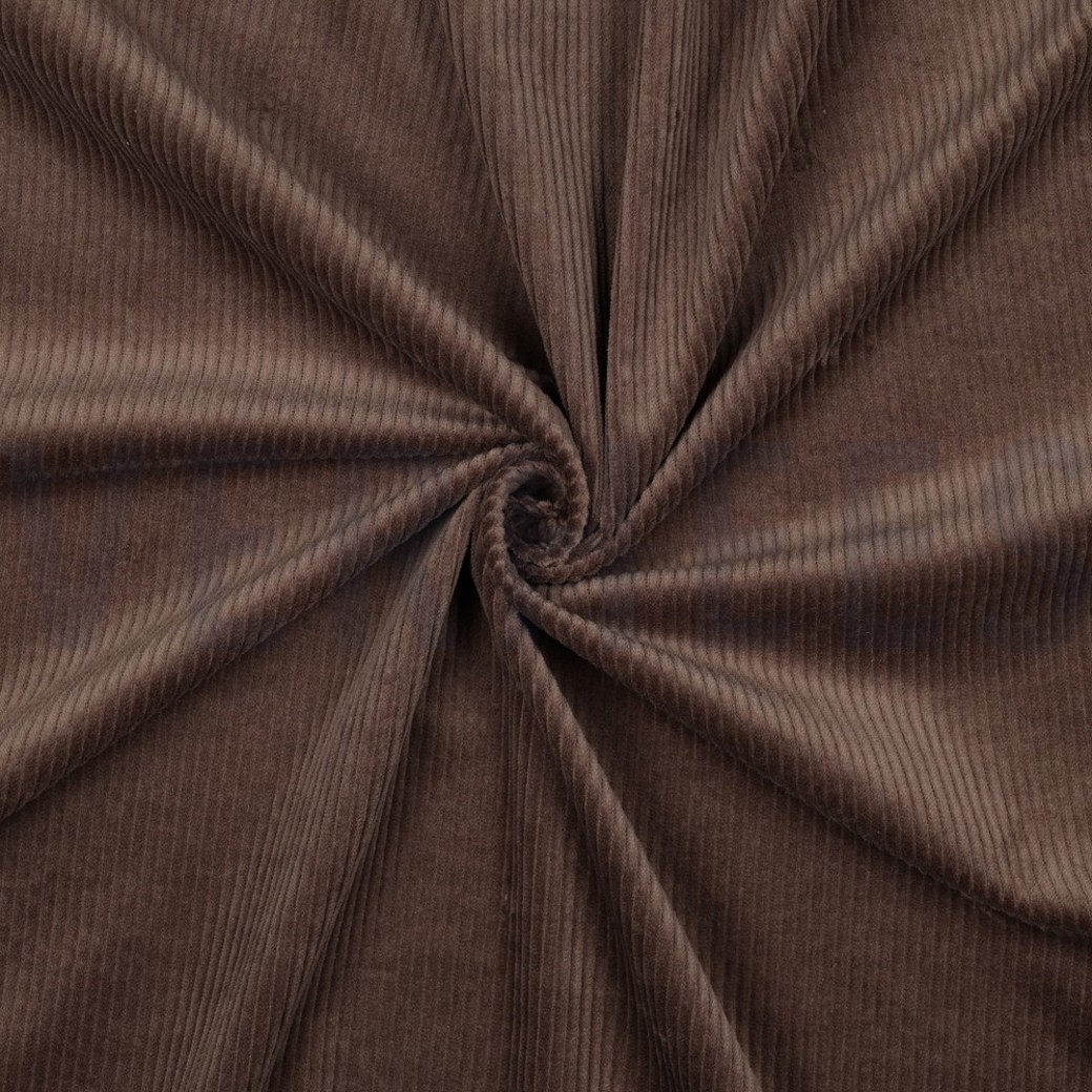 CORDUROY WASHED 6W STRETCH DARK BROWN #3
