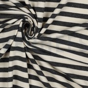 JERSEY YARN DYED STRIPES ANTHRA MELANGE (thumbnail) #3