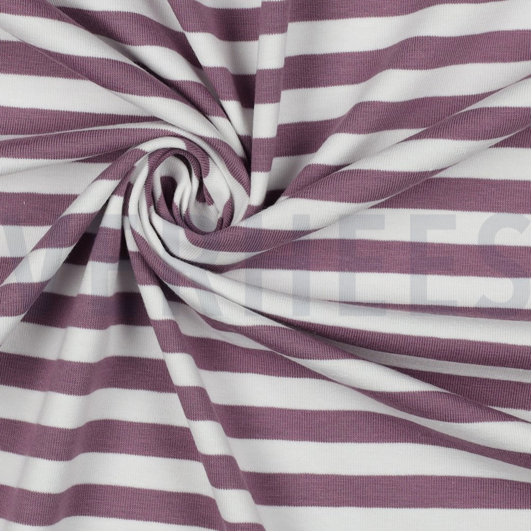 JERSEY YARN DYED STRIPES PURPLE #3