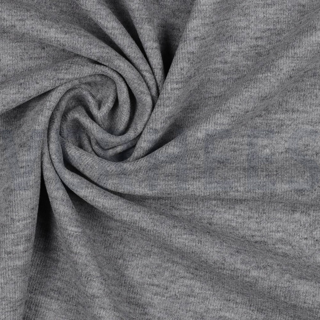 BRUSHED RIB JERSEY GREY #3