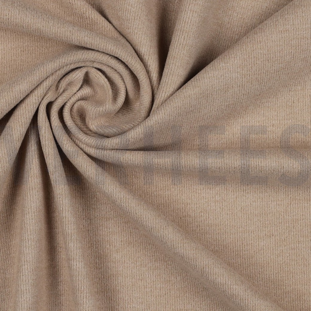 BRUSHED RIB JERSEY SAND #3
