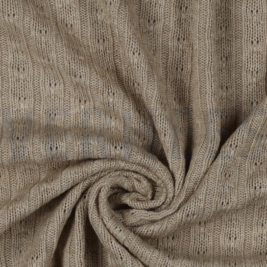 KNITTED CABLE SAND #7