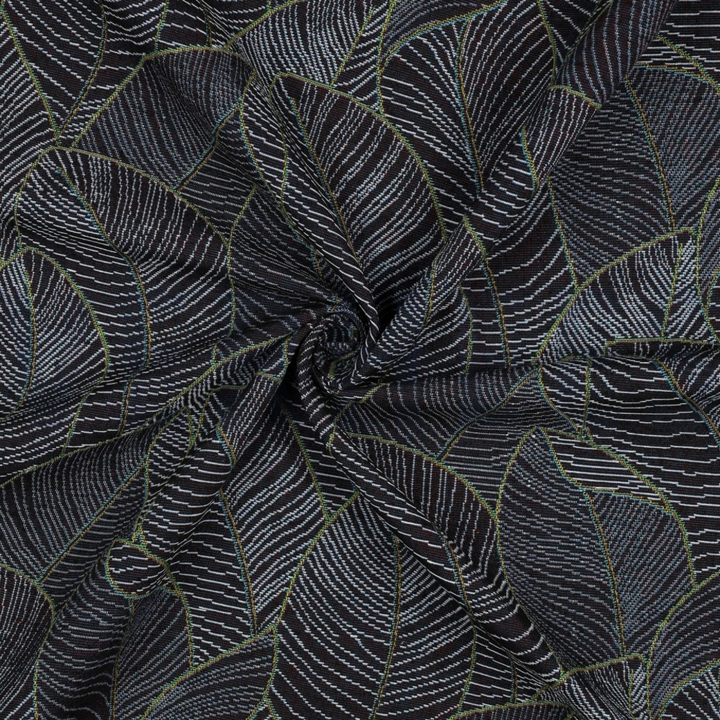 GOBELIN LEAVES DARK BLUE #3