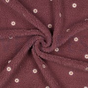 TEDDY EMBROIDERY FLOWERS ROSEWOOD (thumbnail) #3
