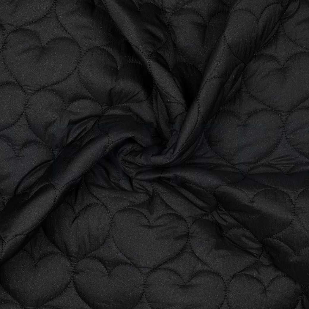 STEPPED HEARTS BLACK #3