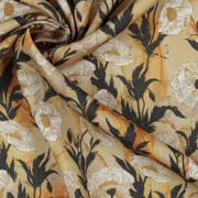 VISCOSE LUREX DIGITAL FLOWERS OCHRE (thumbnail) #3