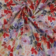 COTTON VOILE DIGITAL FLOWERS PURPLE (thumbnail) #3