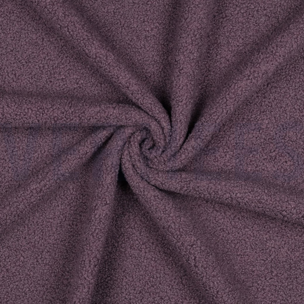 TEDDY FLEECE DOUBLE SIDED MULBERRY #3