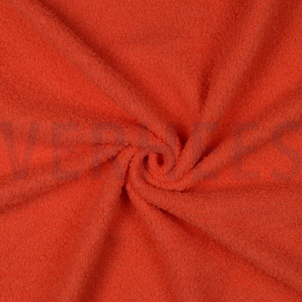 TEDDY FLEECE DOUBLE SIDED TANGERINE #3
