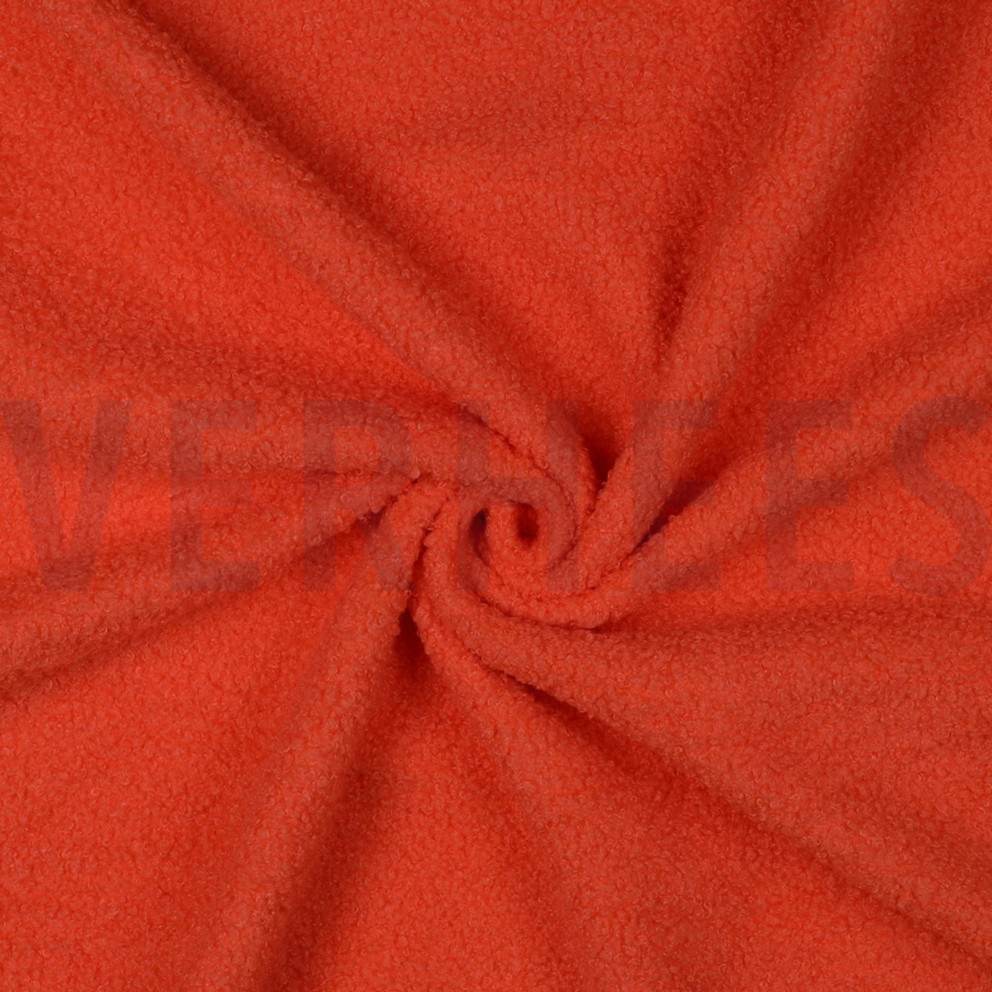 TEDDY FLEECE DOUBLE SIDED TANGERINE (high resolution) #3